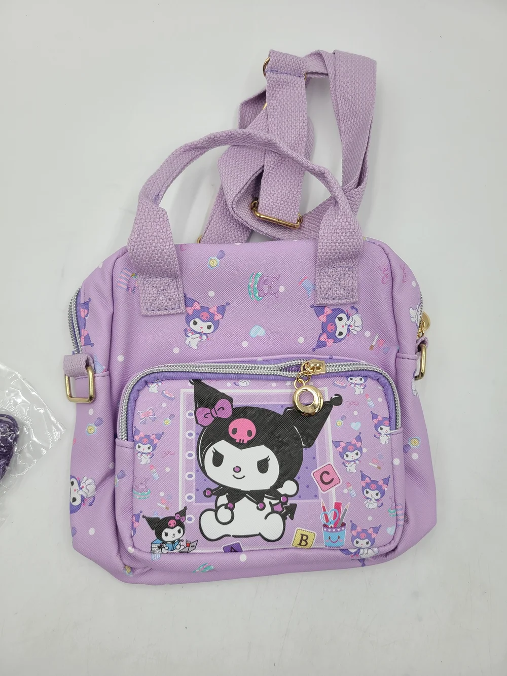 Cute Sanrio Hello Kitty Leather Women'S Messenger Bag Cartoon Kuromi Melody